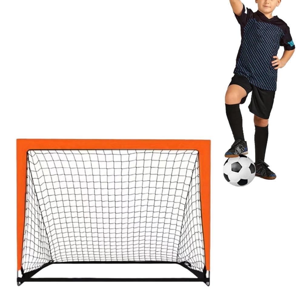 Portable Soccer Goal Net Quick Set-up Training Equipment for Backyard Soccer Black V1308-DSZKI-259-1