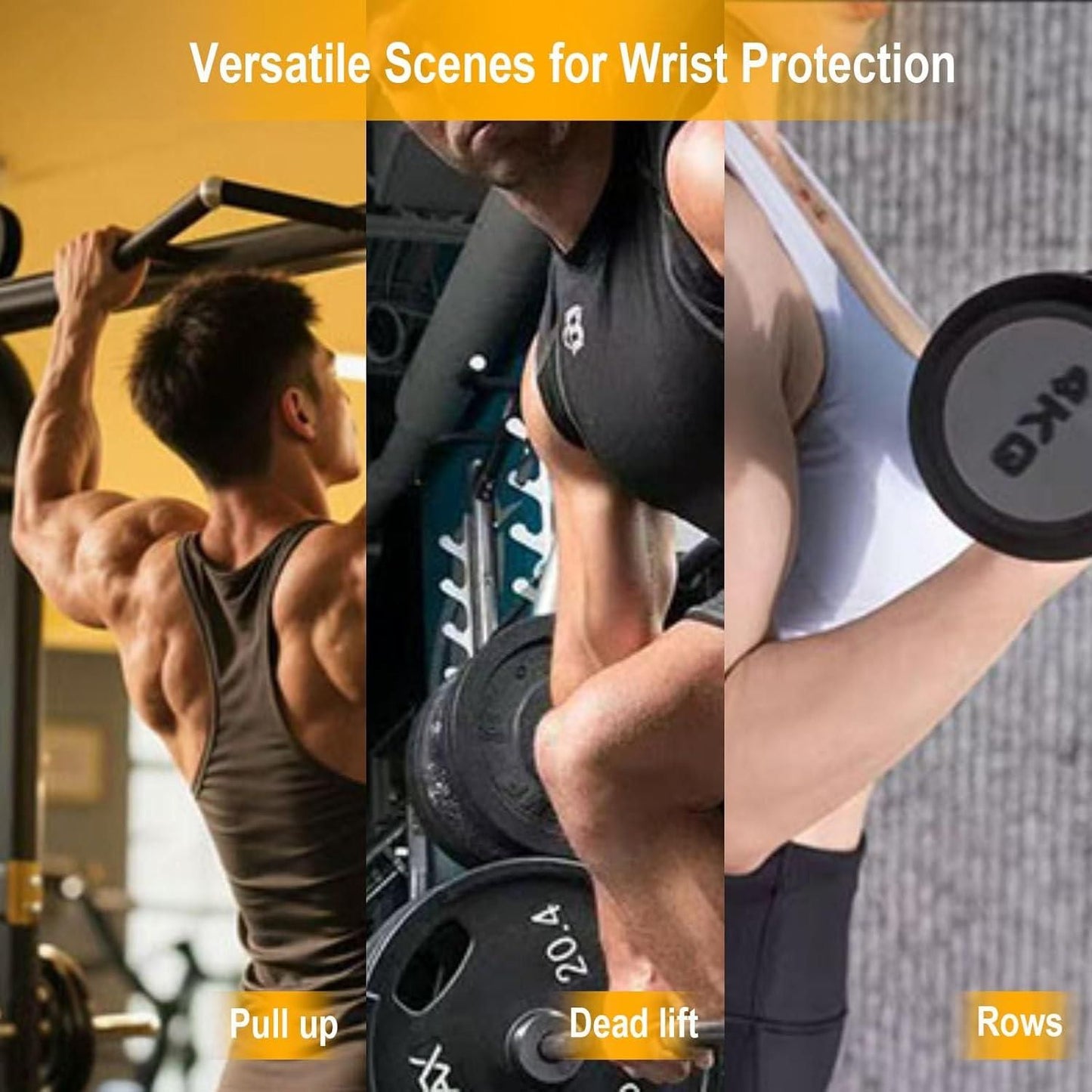 Lifting Hooks Gym Wrist Straps Deadlift Pull Up Support Power Hooks V1308-DSZKI-337