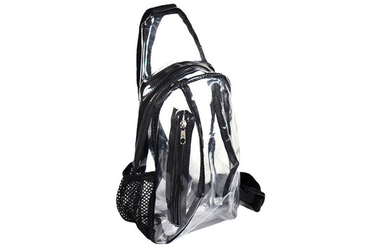 Clear Sling Bag PVC Crossbody Bag for Stadium Events Concerts and Hiking V1308-DSZKI-36