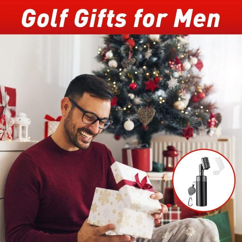 Golf Club Cleaner Brush with 5oz Water Spray Bottle Golf Cleaning Kit with Clip V1308-DSZKI-416