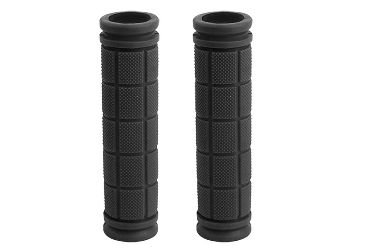 2PCS Bicycle Handle Bar Grips Rubber Grips For BMX MTB Cycle Road Mountain Bike - Black V1308-DSZKI-419-3