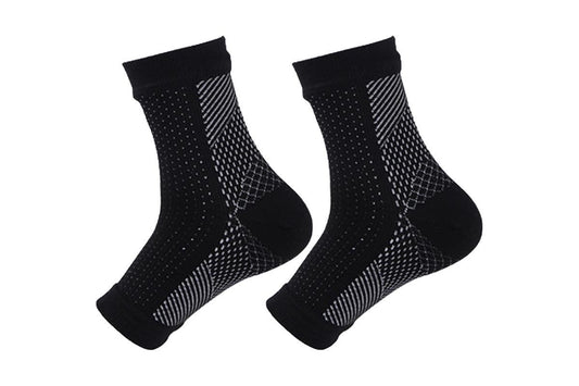 Compression Short Socks Ankle Support Socks -Black / S V1308-DSZKI-425-1