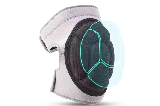Knee Pads for Gardening Anti-Slip EVA Foam Cushioned Knee Protectors - Grey & S V1308-DSZKI-440-4