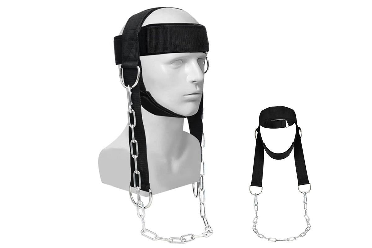 Weight Lifting Head Neck Harness Gym Workout Exercise Training Strap Belt V1308-DSZKI-446