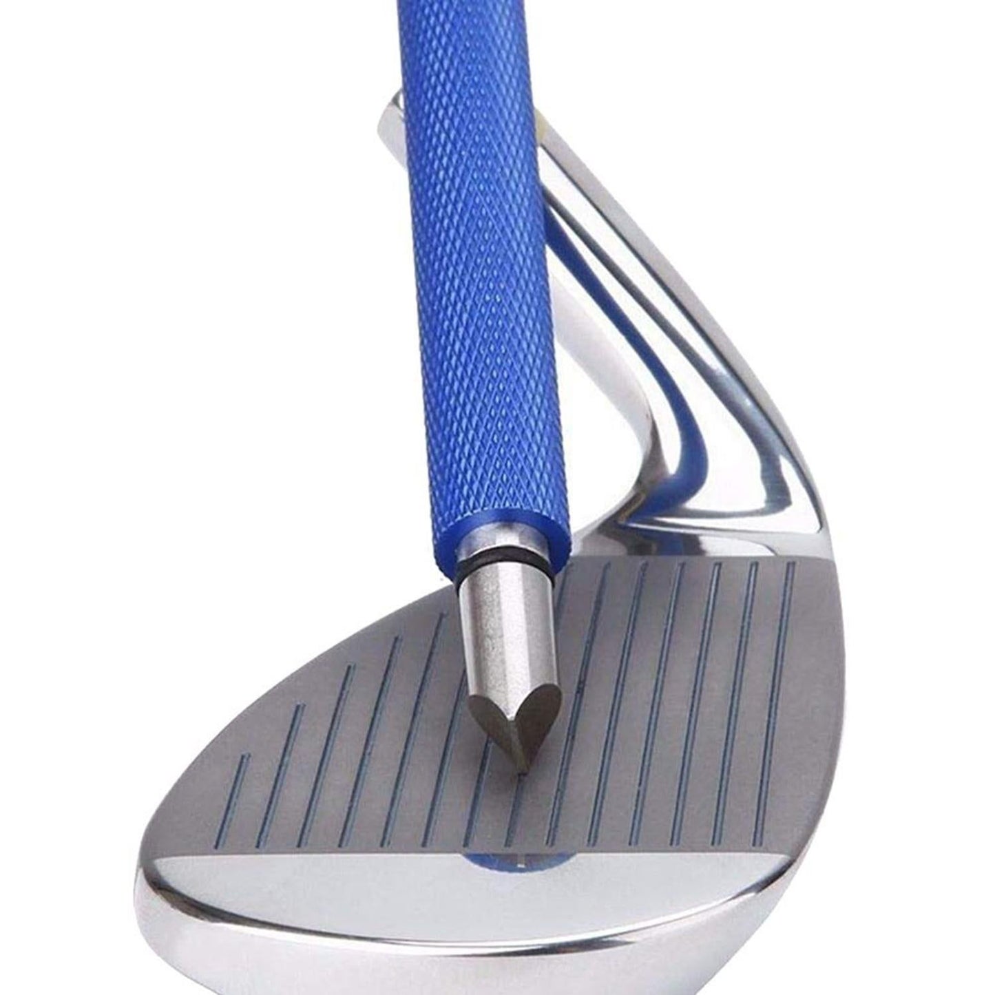 Golf Club Groove Cleaning Tool Wedge and Iron Groove Sharpener Golf Accessory - Gold V1308-DSZKI-472-3