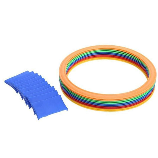 Hopscotch Ring Game for Indoor or Outdoor Use-Fun Creative Play Set for Girls and Boys V1308-DSZKI-475
