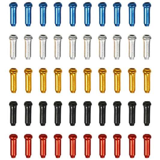 100pcs Brake Cable End Caps Brake Cable Tail Caps Bike Brake Cable End Covers Bike Accessories V1308-DSZKI-554