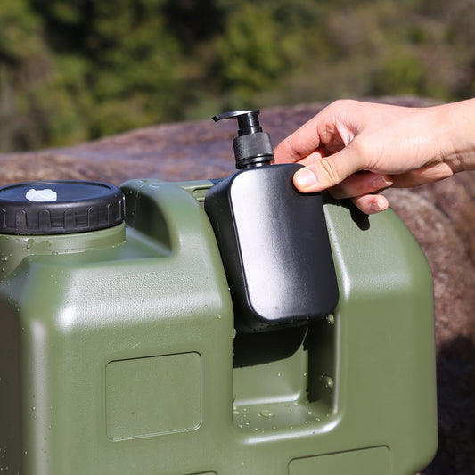 Green 20L water container, camping water storage, outdoor hydration, Australian camping gear, robust water V1347-132-56960