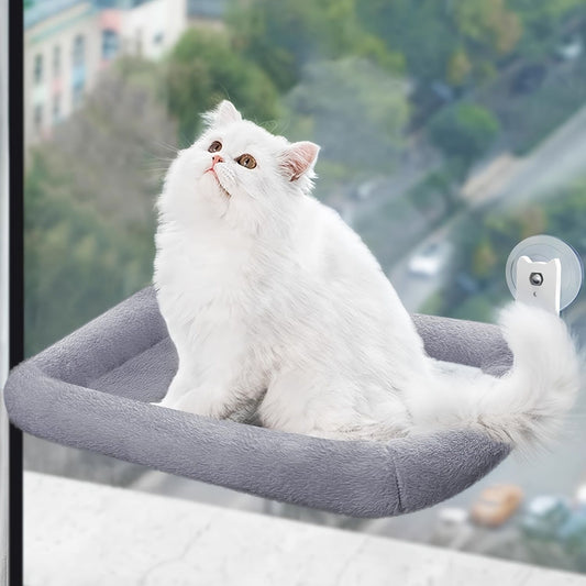 Gray cat bed, window cat bed, cat furniture, cat supplies, Australian cat bed, cat relaxation, bird watching V1347-135-10606