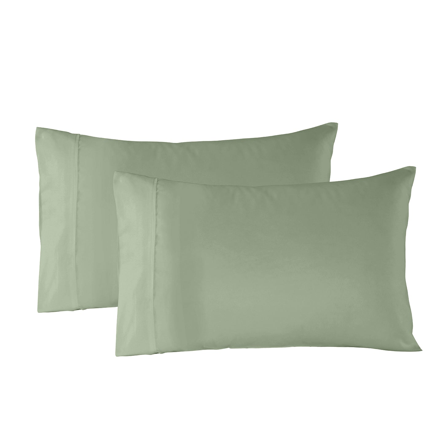 Royal Comfort Bamboo Blended Sheet & Pillowcases Set 1000TC Ultra Soft Bedding - Queen - Sage Green V160-10002284