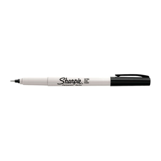 SHARPIE Ultra Fine Point Permanent Marker Black Box of 12 V177-D-SH37121