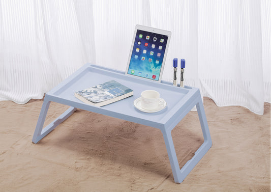 Multifunction Laptop Bed Desk with foldable legs for Home Office (Blue) V178-36038