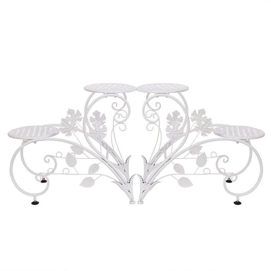 Set of 2 Plant Stand Wedding Garden Flower Shelf Rack V178-66778