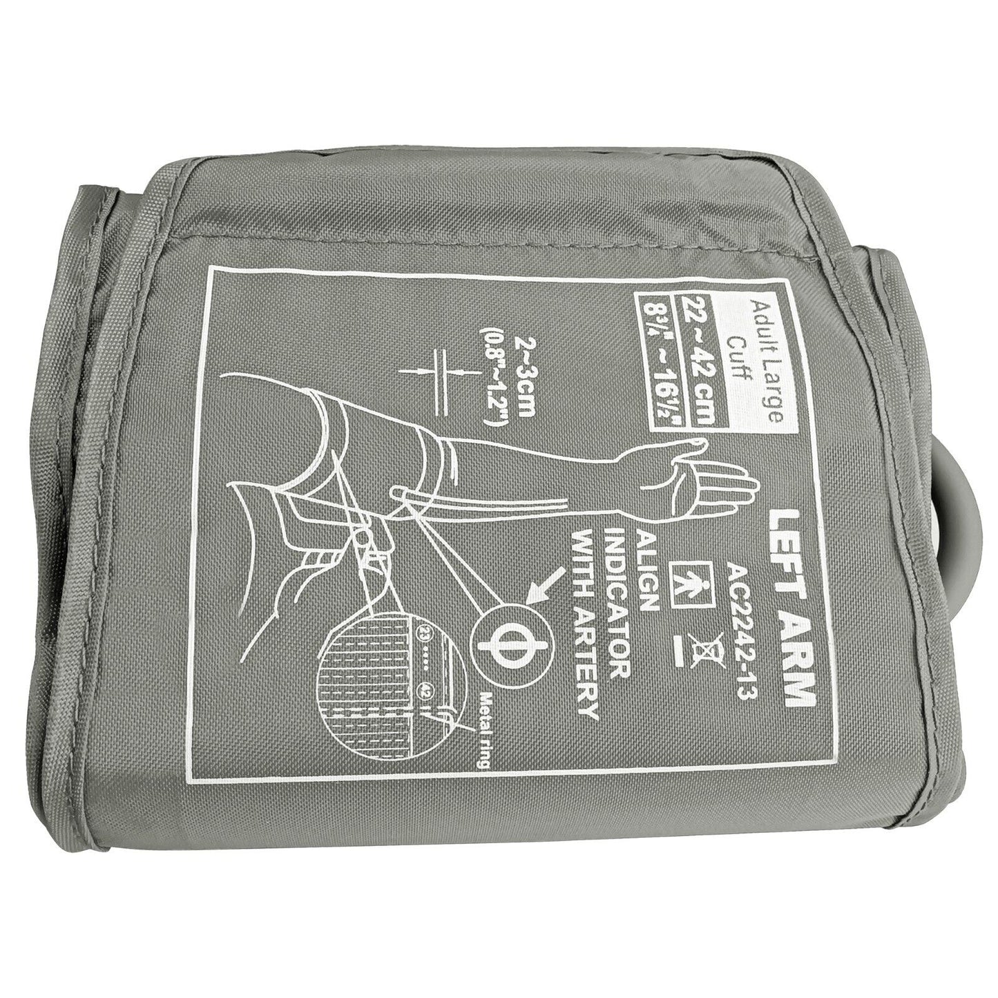 Bluetooth Blood Pressure Monitor, Large Cuff 22-42cm, Digital, Smartphone Compatible V178-66865