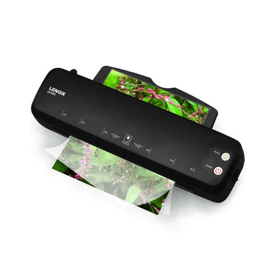 Hot Paper Laminator 350W for 80-100 Microns with 50 A3 Laminating Pouches V196-A3PACK