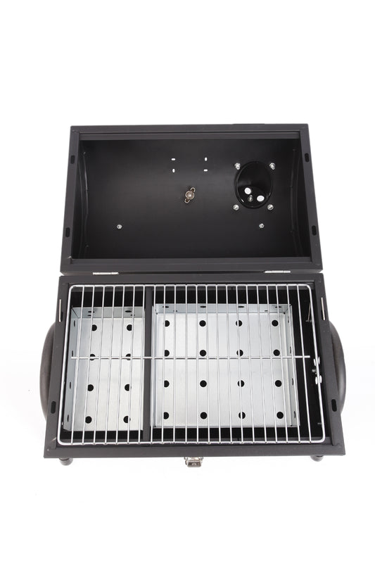 Charcoal Grill with Chimney and Temperature Gauge V196-BQ250