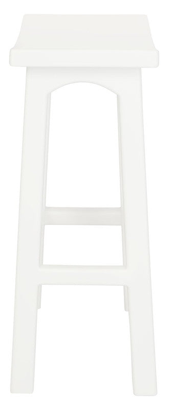 Tokyo Solid Mahogany Timber Barstool (White) V199-BR077WDWH