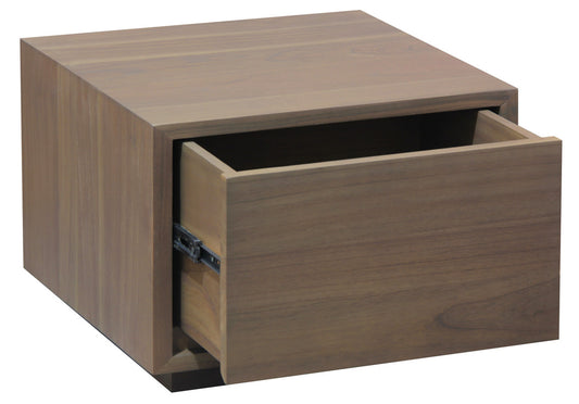 Oscar 1 Drawer Low Bedside Table (Latte) V199-BS050NMLA