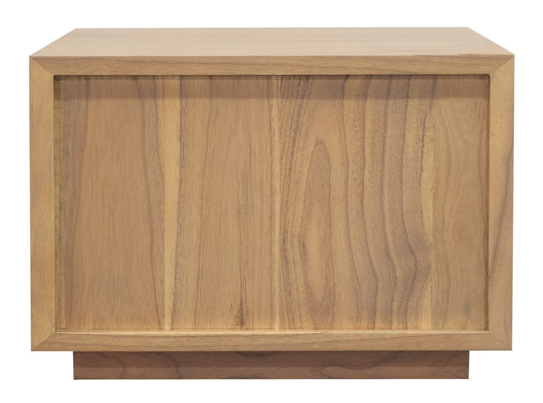 Oscar 1 Drawer Low Bedside Table (Natural) V199-BS050NMNI