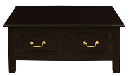 Tasmania 4 Drawer Straight Leg Coffee Table (Chocolate) V199-CT004KLC