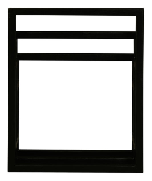 Nobu Solid Mahogany Timber Towel Stand (Black) V199-HR000MHB