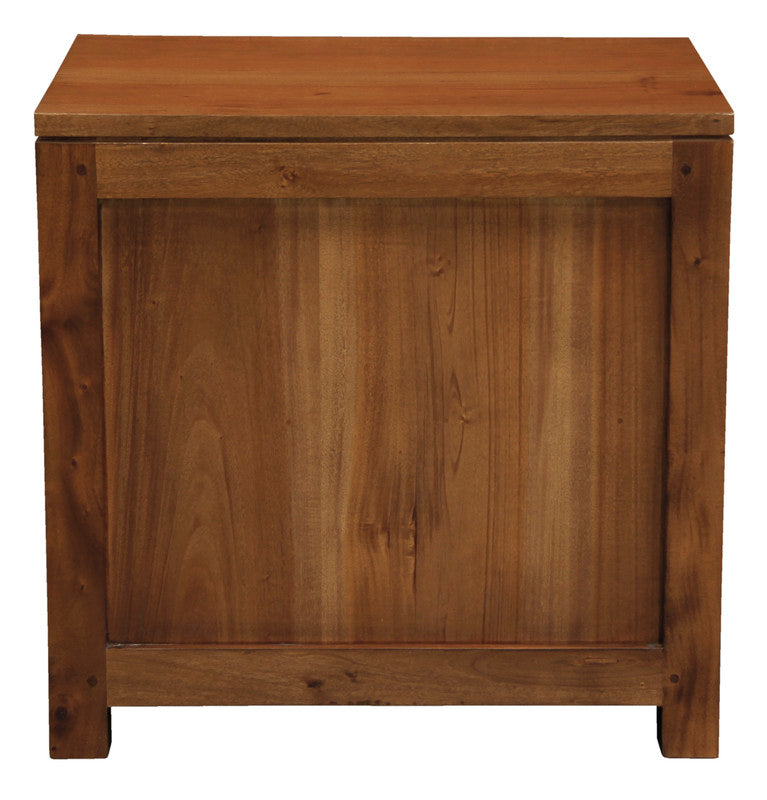 Paris 1 Drawer Solid Mahogany Timber Lamp Table (Light Pecan) V199-LT001PNMKLP
