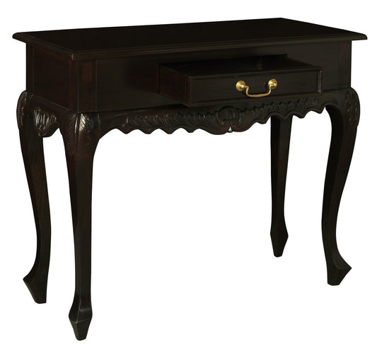 Jepara 1 Drawer Carved Sofa/Hall Table (Chocolate) V199-ST001CVC