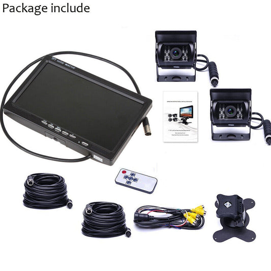 7'' Waterproof Monitor Reversing Kit For Truck Caravan V201-CAR0207BL8AU
