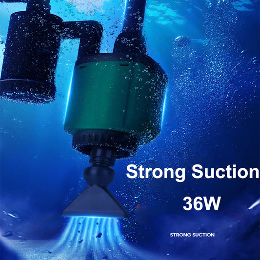 2000L/H 36W Aquarium Tool Electric Fish Tank Pump Water Changer Sand Washer AU V201-HLYG002-BLACK