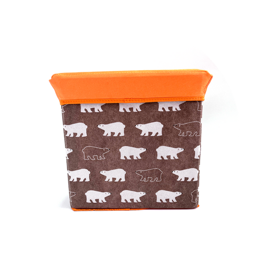 Folding Ottoman Storage Stool Cube Footstool Stool Blanket Box With Cover AU V201-W12583077
