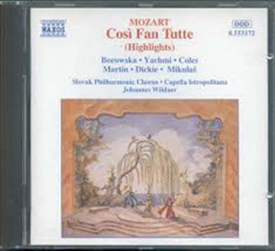 Mozart: Cosi Fan Tutte Hlts - Wildner: Borowska: Yachmi: Coles: C Cd Album V210-2076151