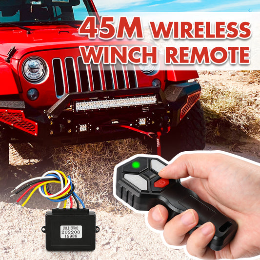 X-BULL 2x Wireless Winch Remote Control 12 Volt Handset Switch 150ft 4WD V211-AUEB-XBWP005