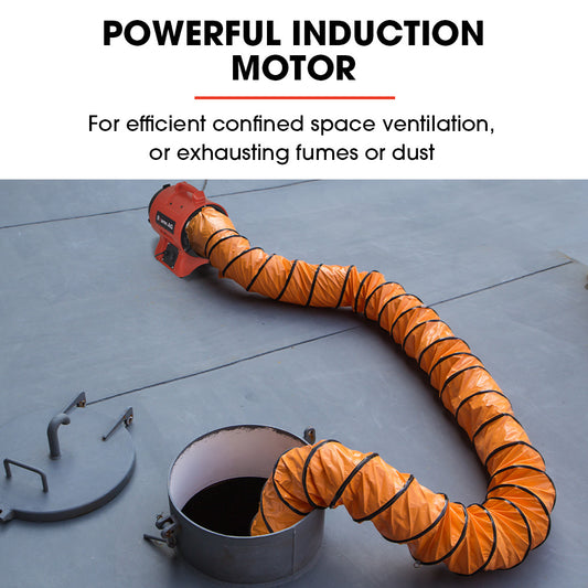 Baumr-AG 300mm (12 inch) Portable Air Blower Mover Axial Ventilation Extraction Fan V219-SPCAIRBMP22A