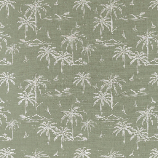 Cushion Cover-Coastal Fringe Natural-Postcards Sage-60cm x 60cm V236-EP13225703CF