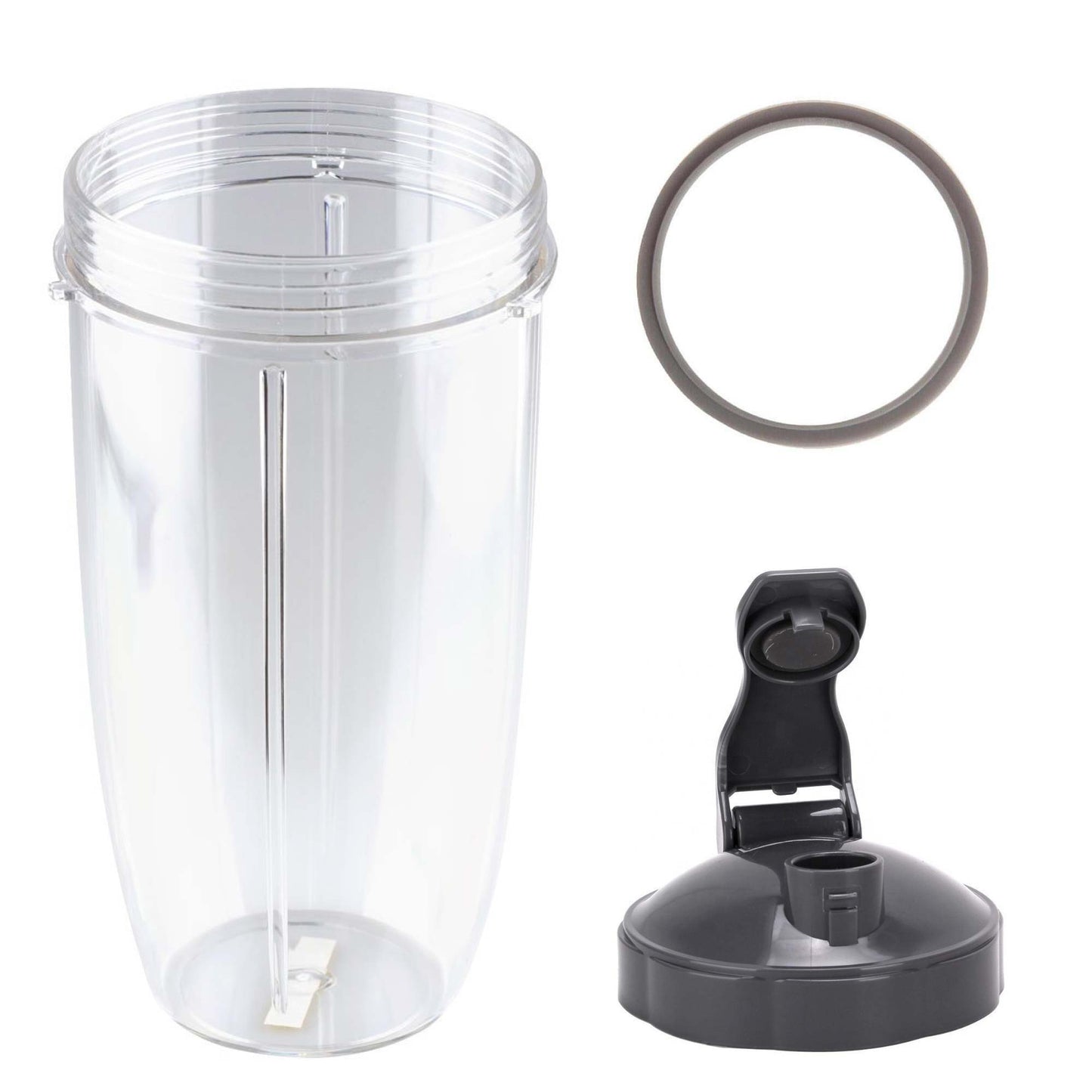 For Nutribullet Colossal Large Cup + Fliptop Lid + Grey Seal - 900 600 Models V238-SUPDZ-16803402182