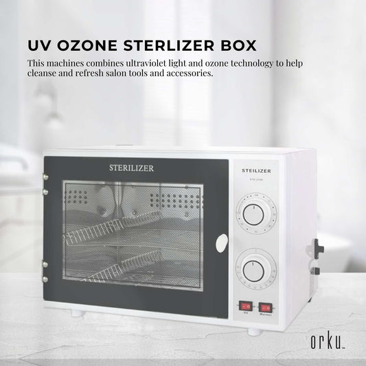 Orku 20L Ozone UV Steriliser Box - Beauty Equipment Salon Nail Tools Sterilizer V238-SUPDZ-31441164566608
