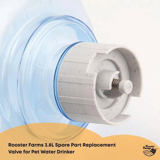 Rooster Farms Replacement Valve Spare Part for 3.8L Pet Water Drinker Dispenser V238-SUPDZ-31576194875472
