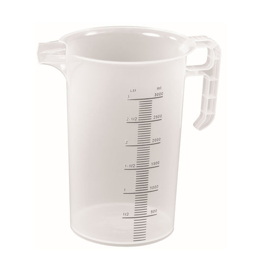 3L Measuring Jug Heavy Duty Clear Plastic Propylene Food Grade BPA 5 Pro-Jug V238-SUPDZ-33050465108048