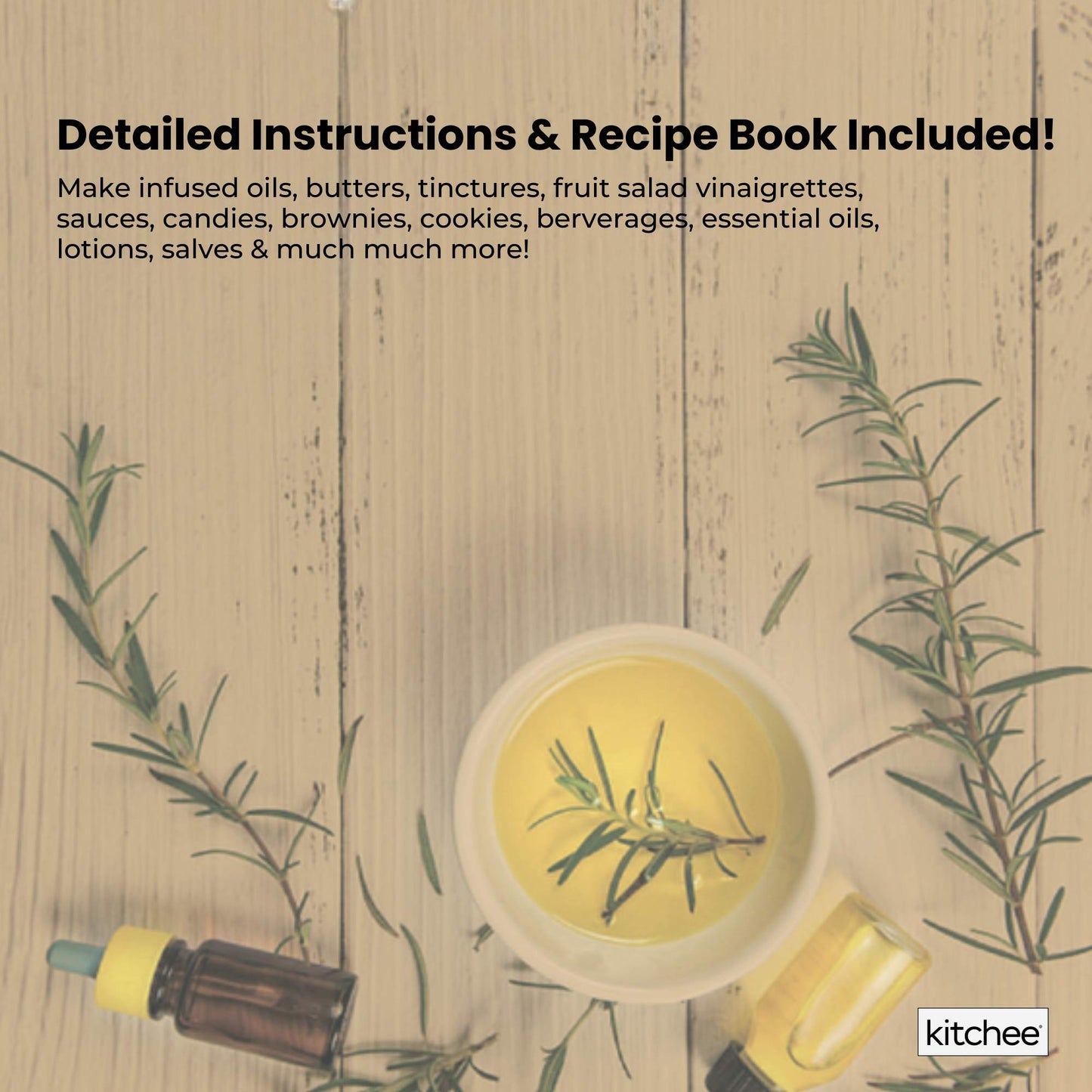 Kitchee Electric Butter Oil Herbal Infuser & Extractor + Decarboxylator Machine V238-SUPDZ-40976302276688