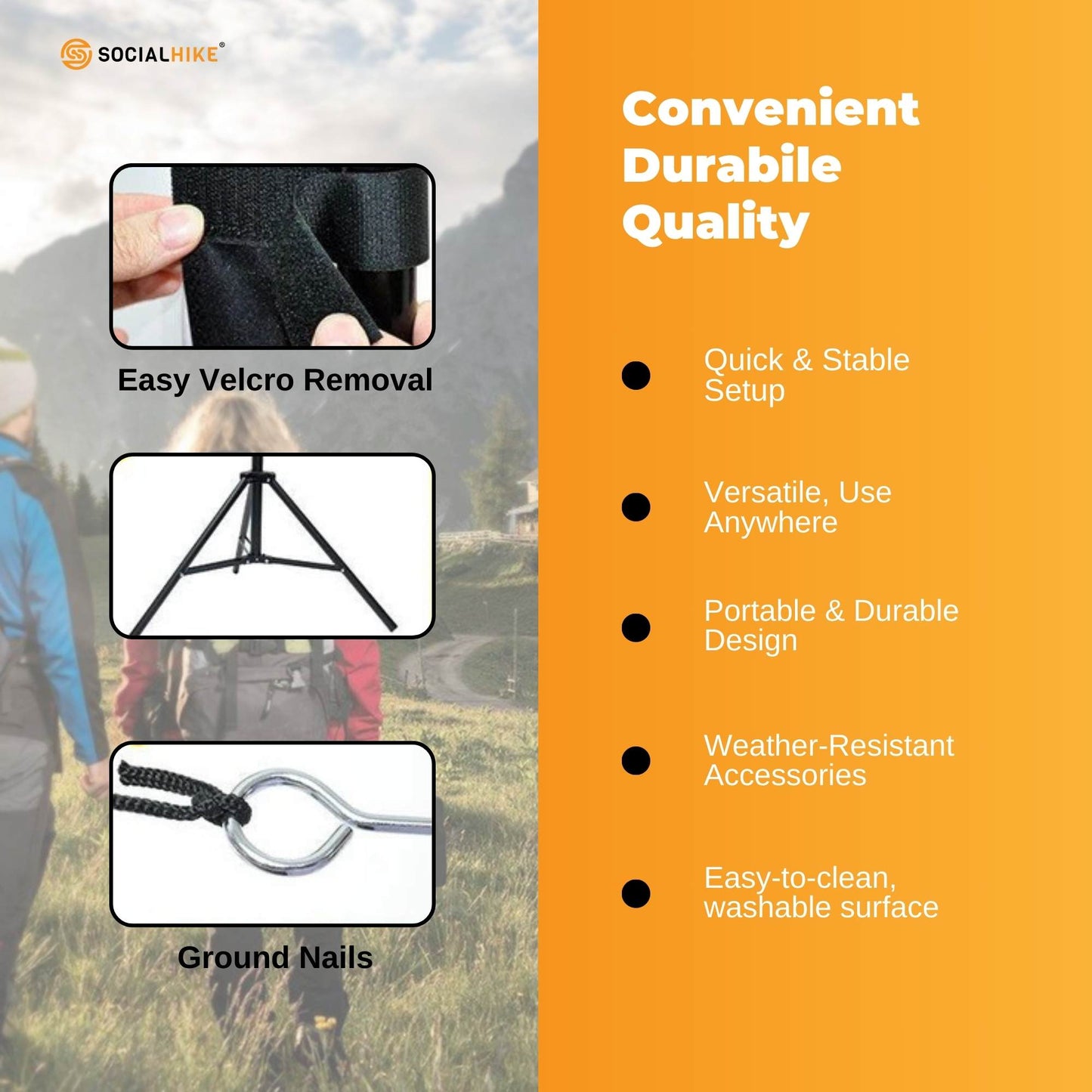 120" Portable Movie Projector Screen - Outdoor Indoor 16:9 4K Tripod Stand Case V238-SUPDZ-41041554473040