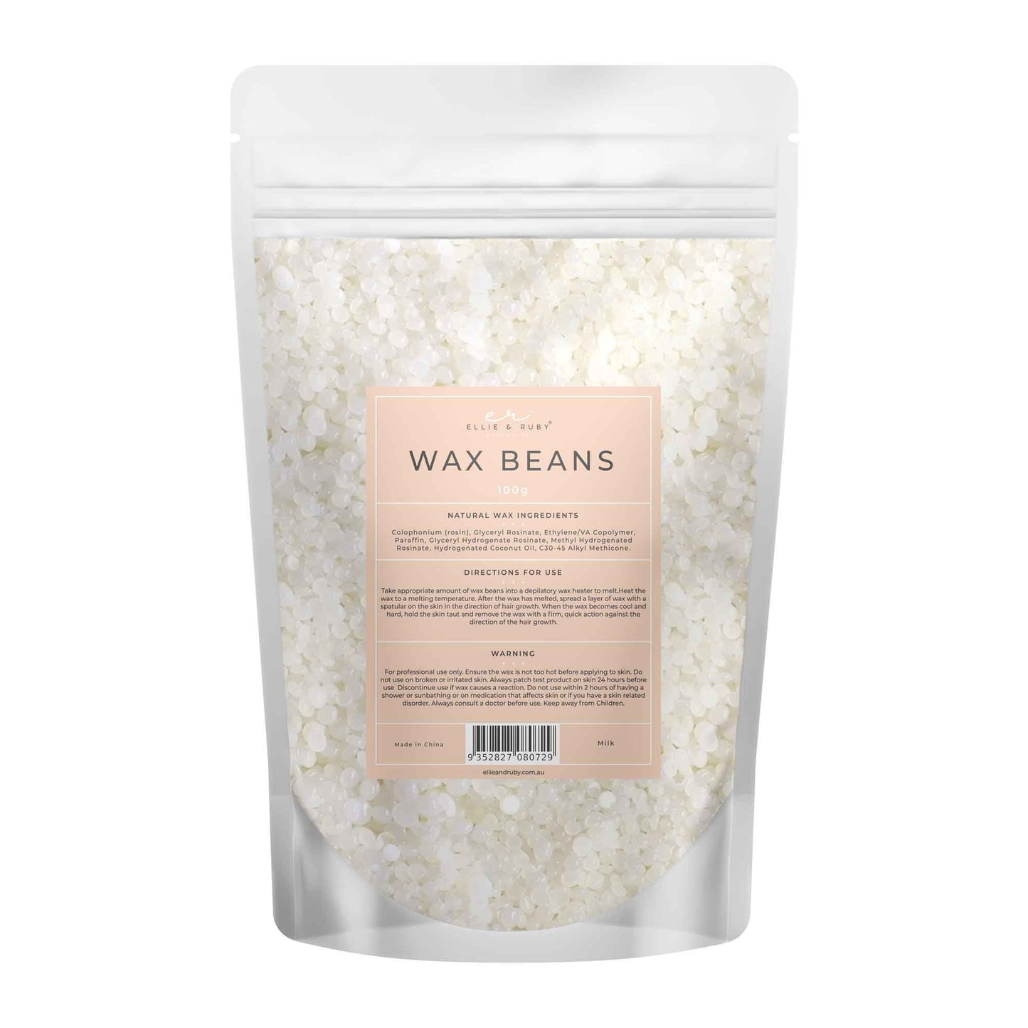 100g Wax Beads Milk - Brazilian Waxing Beans - Stripless Bikini Hair Removal V238-SUPDZ-41044579254352