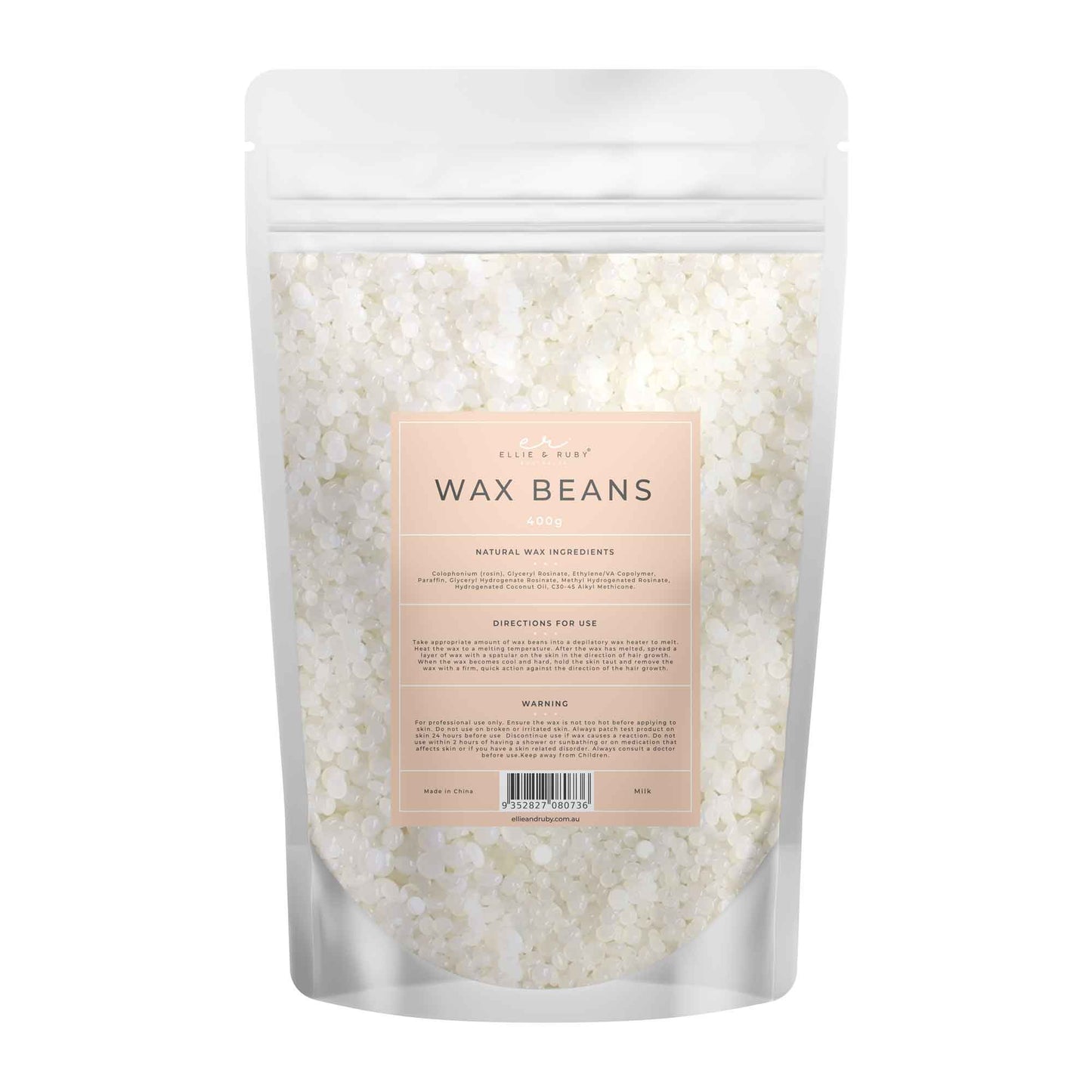 10x 400g Wax Beads Milk - Brazilian Waxing Beans - Stripless Hair Removal V238-SUPDZ-41044592001104