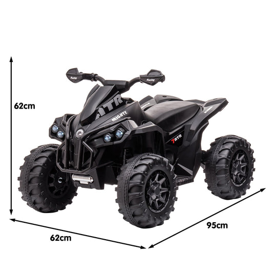 Kahuna GTS99 Kids Electric Ride On Quad Bike Toy ATV 50W - Black V240-CAR-GTS-1199-BK