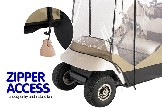 Samson 2 Seater Golf Cart Enclosure Waterproof Cover Buggy V240-COV-SAM-GOL-183