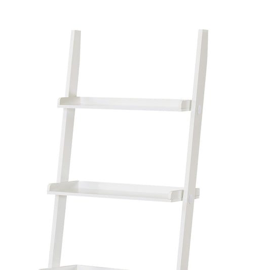 Sarantino Aster 5-Tier Ladder Shelf in White V240-LDS-107-17-WH
