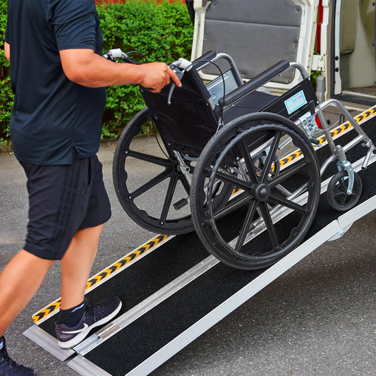 Kartrite Folding Aluminium Wheelchair Ramp 5FT Portable Mobility Access Ramp V240-RAM-WCR-R03-5FT
