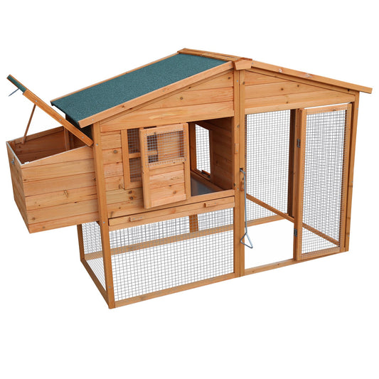Furtastic Large Chicken Coop & Rabbit Hutch With Ramp V240-WCC-JOY-003-LHR