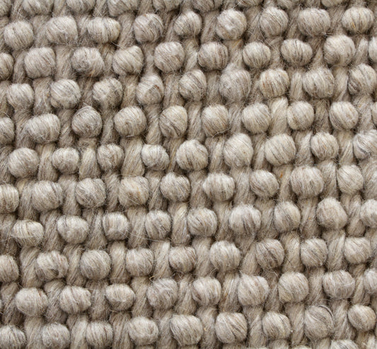 Aura Hand Woven Loop Pile Wool Rug - 160x230 V262-LGH-1038CLIG