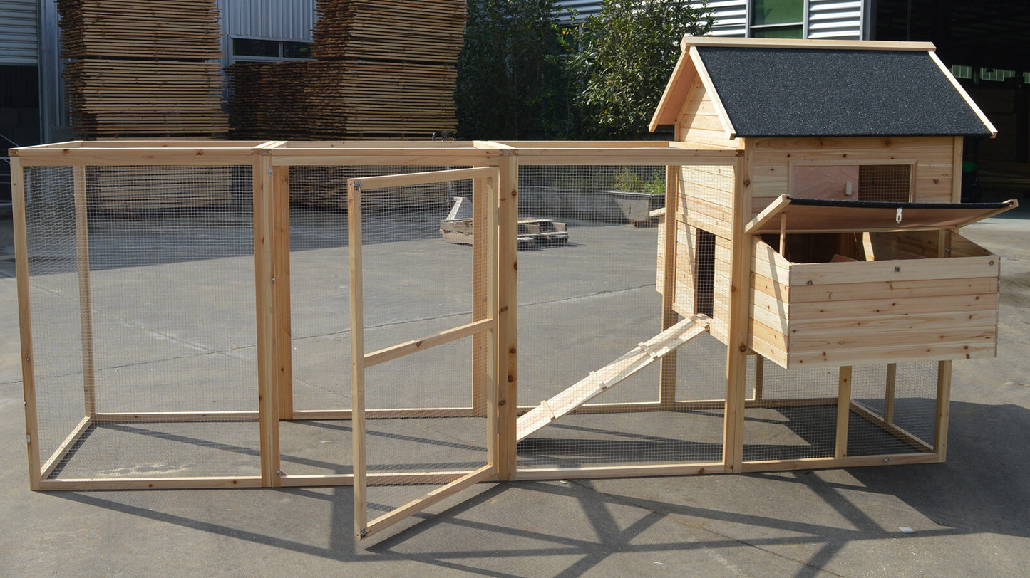 YES4PETS XXXL Chicken Coop Rabbit Guinea Pig Hutch Ferret Hen Cat Kitten House V278-CC469-KIPPENHOK-BRAHMA
