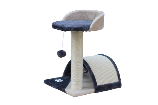 YES4PETS 50 cm Cat Scratching Post Tree Scratching Pole Climbing Post-Grey V278-CT50-GREY
